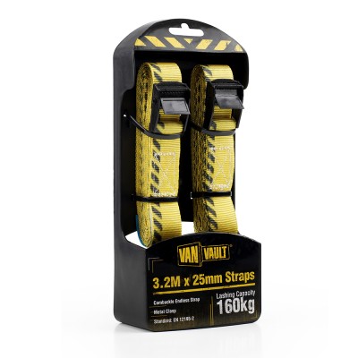 Van Vault Endless One Piece Securing Strap 3.2m 25mm Pack of 2 S10679