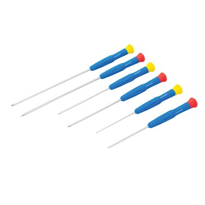 Silverline Extra Long Precision Screwdriver 6pc Set SD62