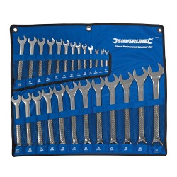 Silverline Combination Spanner Set 25 Piece SP100