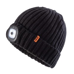 Scruffs Rechargeable LED Knitted Beanie Hat Black T54631