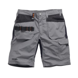 Scruffs Trade Flex Holster Slim Fit Work Shorts Graphite Grey