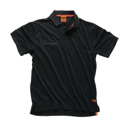 Scruffs Worker Polo Light Weight Shirt Black XXL T54665