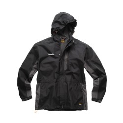 Scruffs Worker All Weather Waterproof Jacket Black Graphite S M L XL or XXL