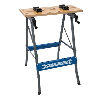 Silverline Mobile Work Bench Workmate Style Workbench TB01