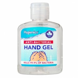 Hygienics Anti-Bacterial Hand Sanitiser Gel 50ml Pocket Size HY1005