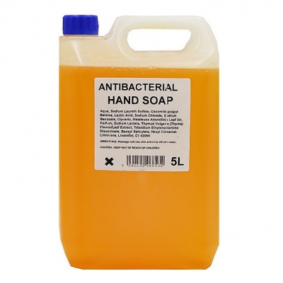 Antibacterial Hand Soap Hand Wash Orange 5 Litre