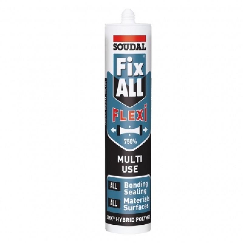 Soudal Fix ALL FLEXI WHITE Multi Use Sealant Adhesive Food Safe