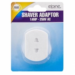 Elpine Electric Shaver 2 Pin Socket Plug Adapter 31475C