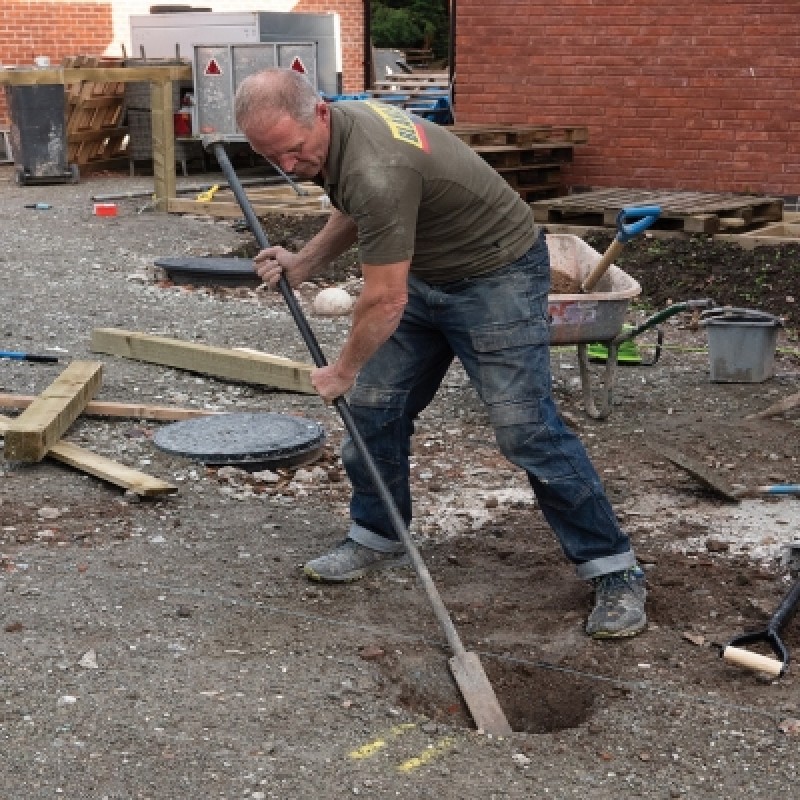 Silverline Fence Post Long Handled Hole Digging Spade Bar 633869