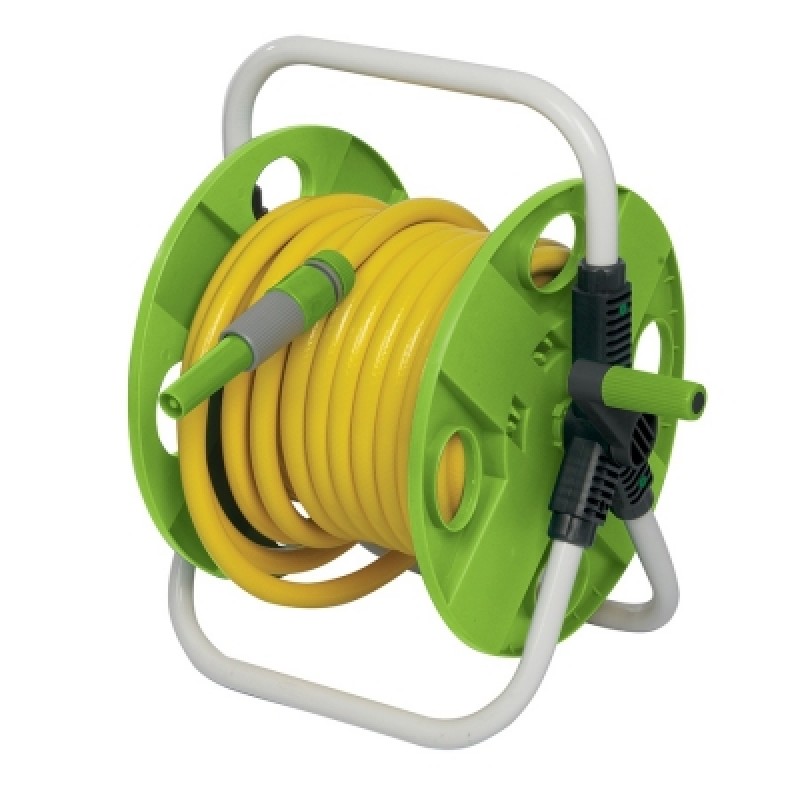 Silverline Free Standing Garden Hose Pipe Storage Reel 45m 547900 Sealants and Tools Direct