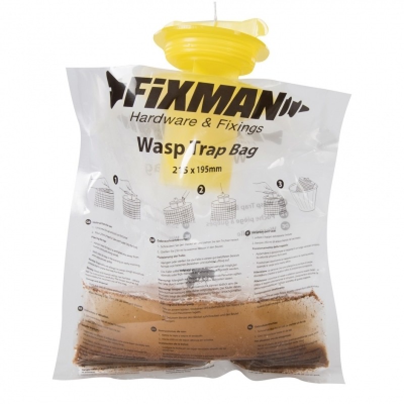 Fixman Wasp Trap Killer Bag 417498 Sealants and Tools Direct