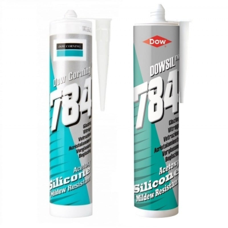 Dow Corning Dowsil 784 Silicone Sealant Clear Aluminium White Grey