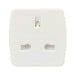 Power Master Wall Plug Mains Travel Adaptor Uk EU Electric Socket 171631