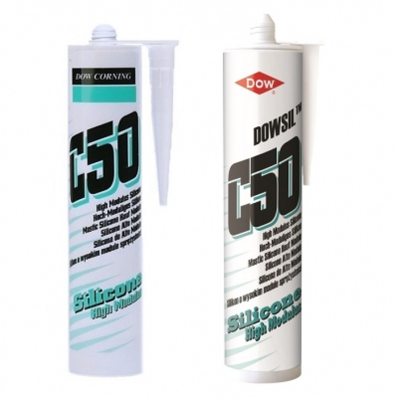 Dow Corning Dowsil C50 HM Bath Kitchen Silicone Sealant White Clear