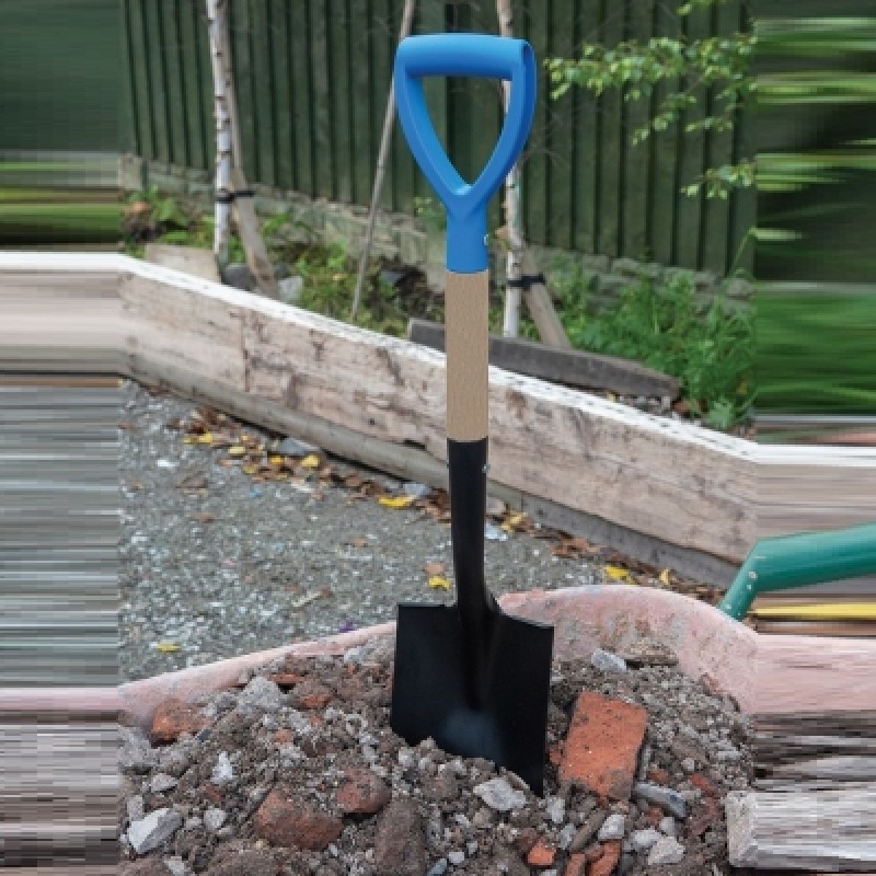 Silverline Tools Stubby Short Square Head Shovel 700mm 282518 Sealants and Tools Direct