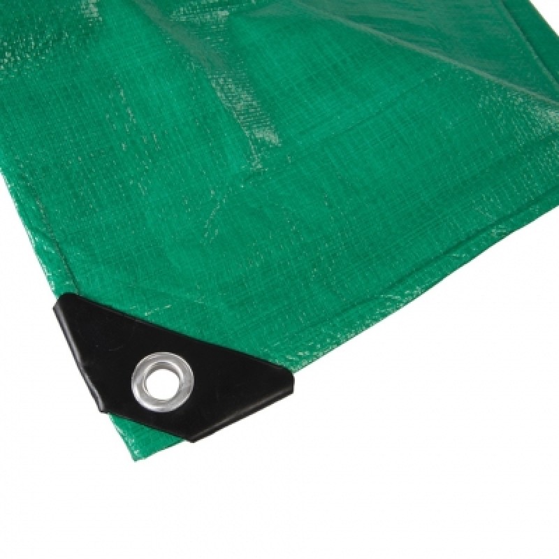Silverline Green Garden Tarpaulin 2m x 3m Heavy Duty 238580 Sealants