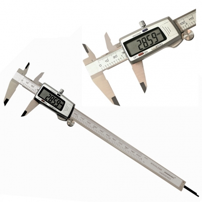 Silverline Digital Vernier Measuring Caliper Gauge 200mm 833626