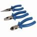 Silverline Side Cutter Combination and Long Nose 3pc Plier Set 427610