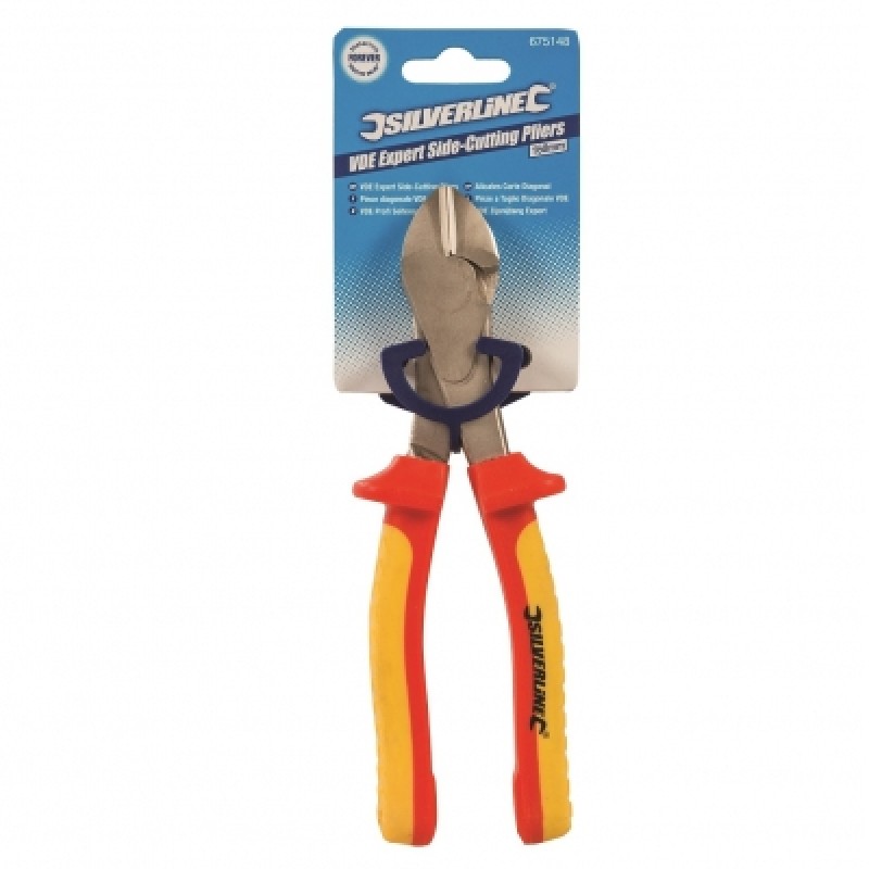 Silverline VDE Expert Side Cutters Pliers Electrician 160mm 675148