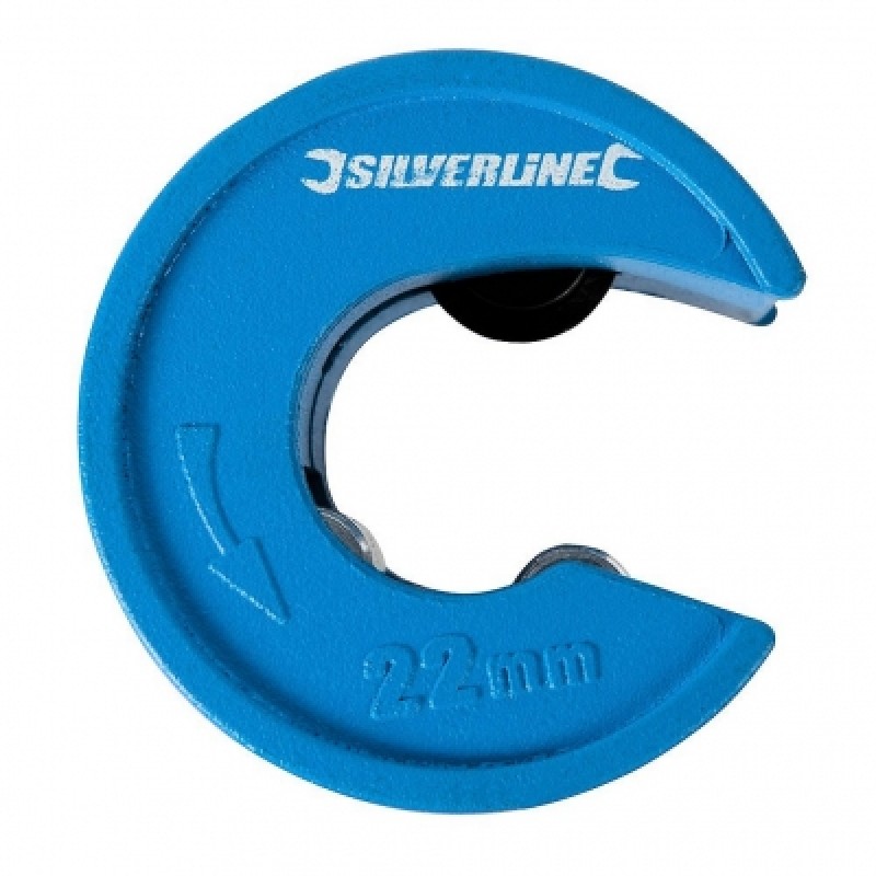 Silverline Plumbers Auto 22mm Copper Tube Pipe Cutter 633915 Sealants