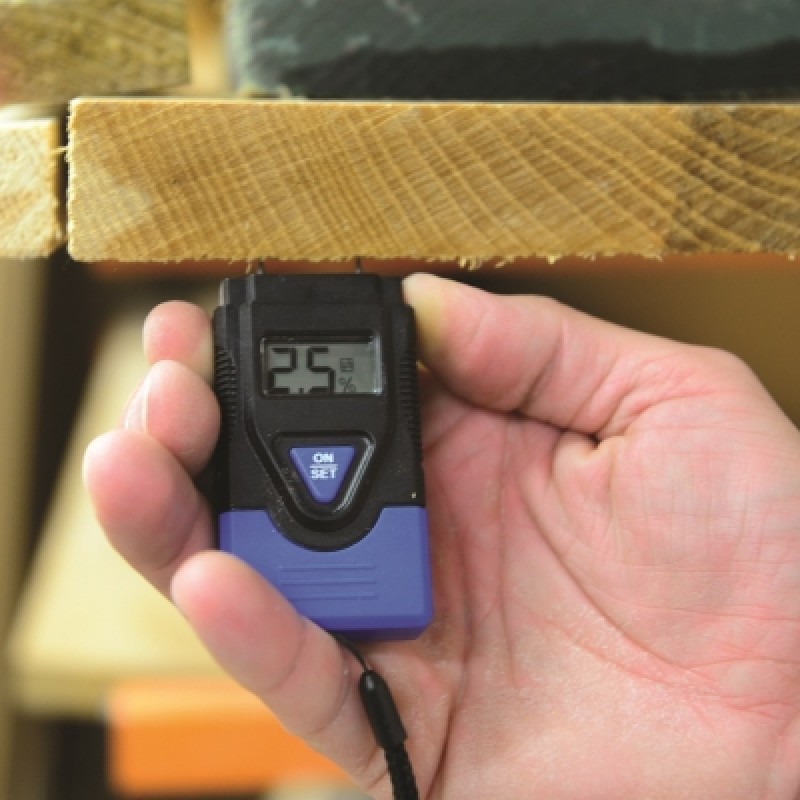 Silverline Digital Prong Moisture Detector Damp Meter 220841 Sealants