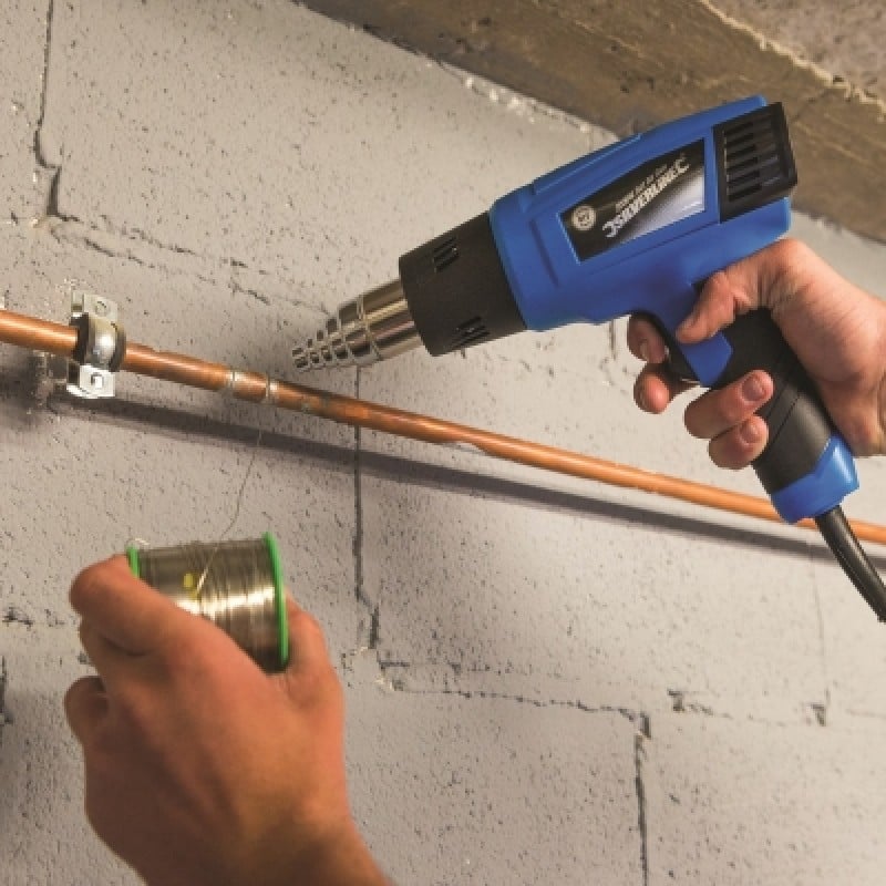 Silverline Hot Air Heat Gun Electric Paint Stripper 127655 Sealants and Tools Direct