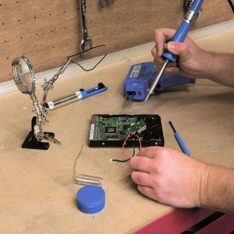 Silverline Electric Soldering and DeSoldering Iron Full Kit 845318