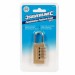 Silverline Brass 4 Digit Combination Small Padlock 360848