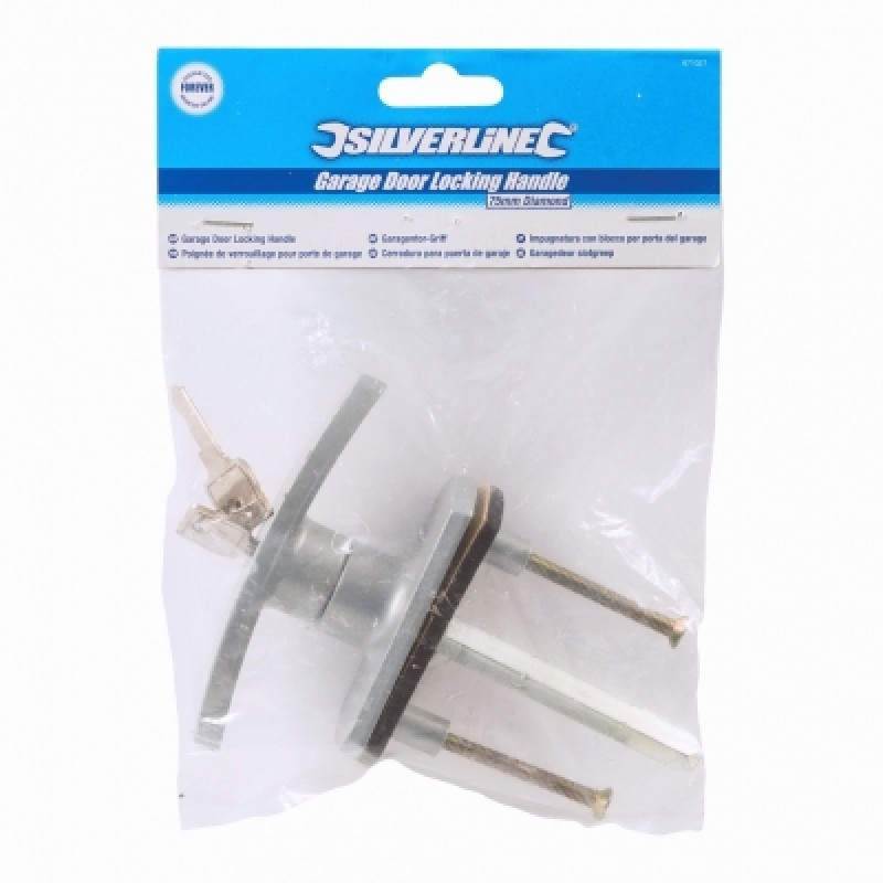Silverline Replacement Garage Door Lock T Handle Diamond 671027