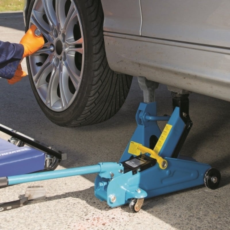 TROLLEY JACK AXLE STANDS SET 2 TONNE TON | UK