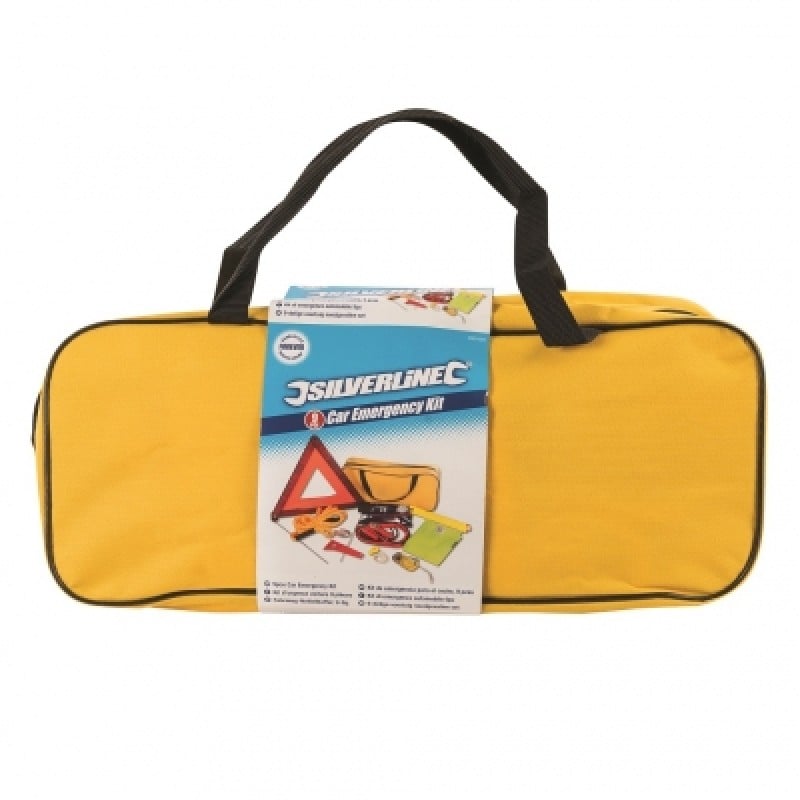 Silverline Car Vehicle Emergency Breakdown Kit 933429 Sealants and Tools Direct