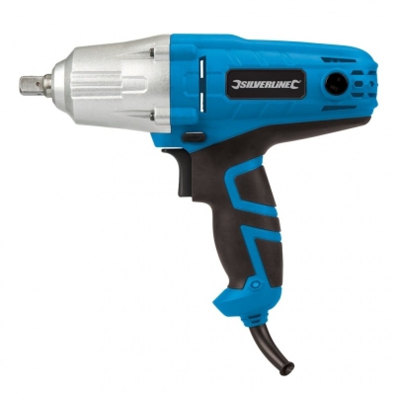 Silverline Electric Impact Wrench Driver 350nm 400w Gun 593128 Sealants and Tools Direct