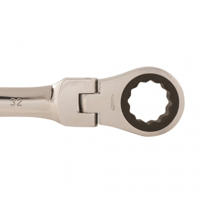 Silverline Hinged Flexible Combination Ratchet Spanner 8mm to 32mm