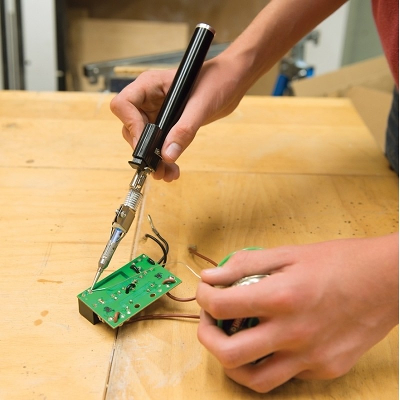 Silverline Electronic Ignition Butane Gas Soldering Iron Torch 497837