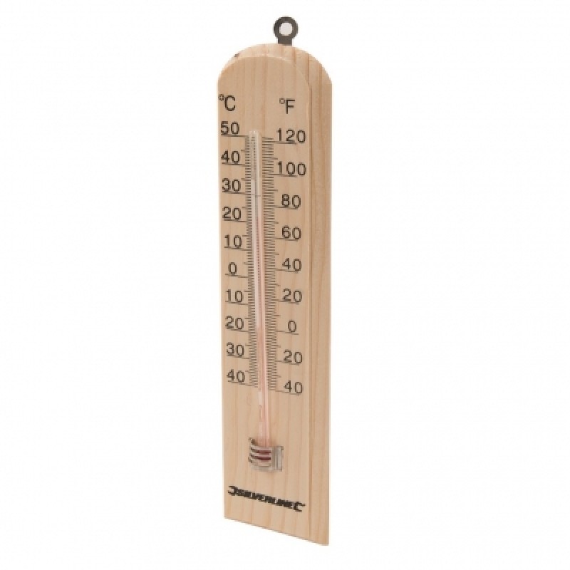 Wooden Indoor and Outdoor Garden Thermometer 490745 Sealants and