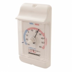 Silverline Min Max Dial House Garden Greenhouse Thermometer 573268