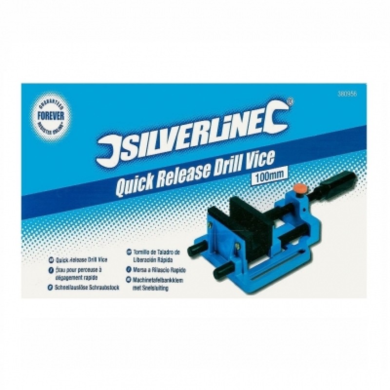 Silverline 380956 Quick Release Drill Vice 100 mm 
