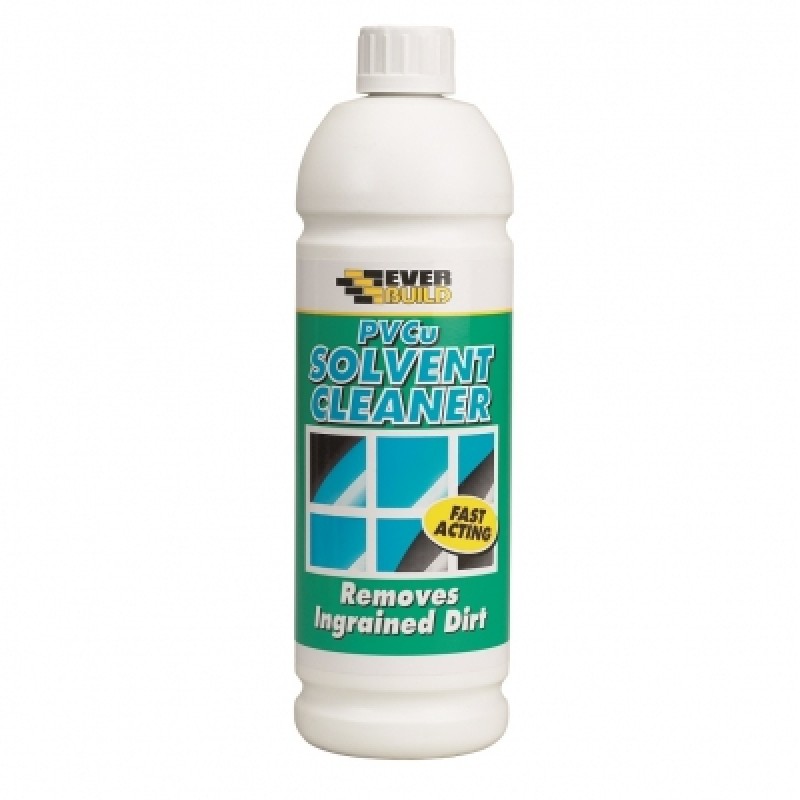 Everbuild PVCU Plastic Solvent Cleaner 1 Litre PVCS1 Sealants and