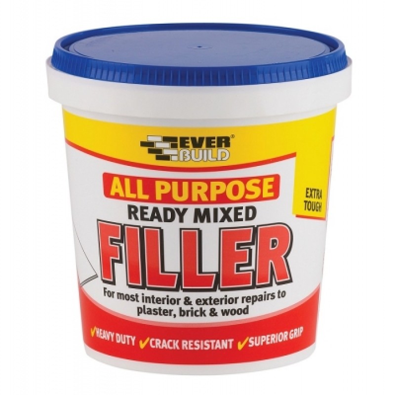 Everbuild Ready Mixed Decorating White Filler 1Kg RMFILL1 Sealants