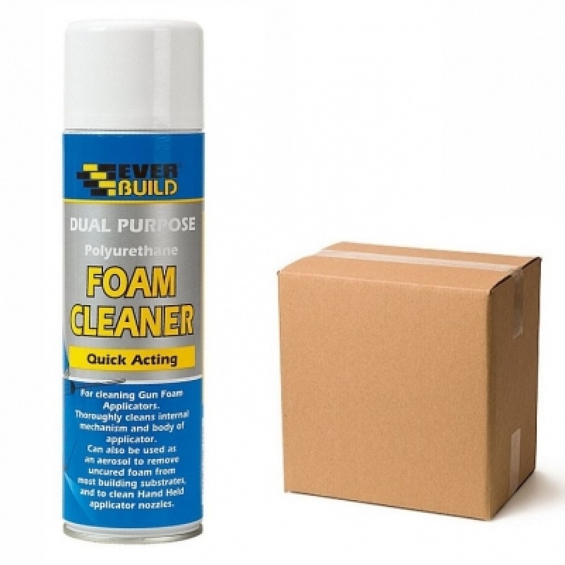 Everbuild Expanding PU Foam Gun Cleaner GFSC5 Box of 12 Sealants and