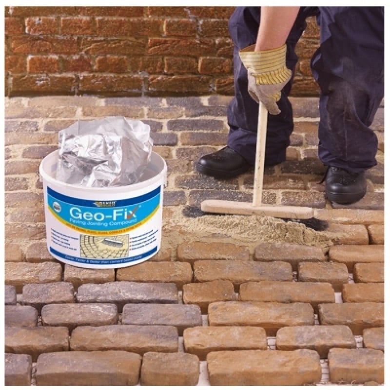 GeoFix Paving Jointing Compound 20kg 14kg Geo Fix Buff Grey Sealants