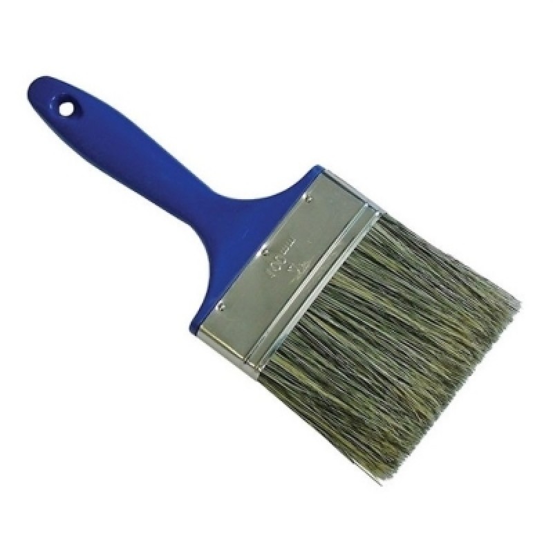 Faithfull Emulsion Shed and Fence Paint Brush 100mm 4 inch FAIPBWOOD