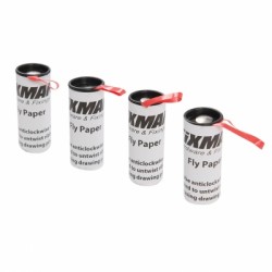 Fixman Hanging Adhesive Fly Paper Pack of 4 195491