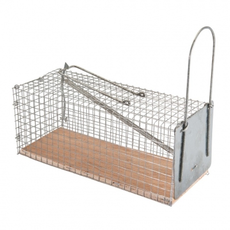 Fixman Humane Catch Alive Mouse Trap Cage Internal External Galvanised Easy Set 