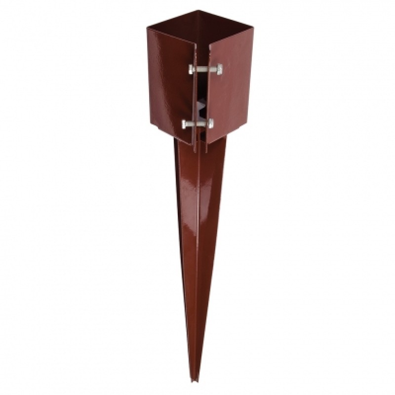 Fixman Drive in Clamping Garden Metal Fence Post Spike 100mm 4 inch