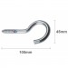 ForgeFix Zinc Plated Screw Hooks 100mm 18g Pack of 10 10SH10018