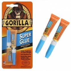 Gorilla Glue GRGGSG23 Super Glue Impact Tough 2 x 3 gram 4044101