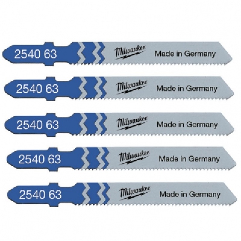 Milwaukee Jigsaw Blade Metal Cutting T118A 4932254063 5pk Sealants