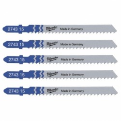 Milwaukee Jigsaw Blade Metal Pvc Cutting T127D 4932274315 5pk