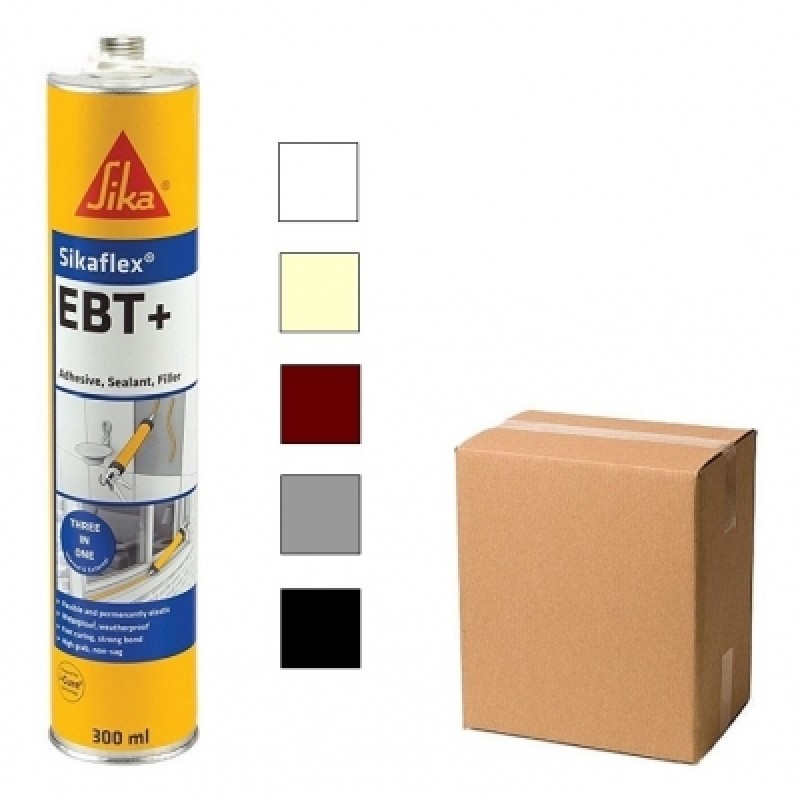 SIKA Sikaflex EBT + Adhesive Sealant Filler Box of 12 Sealants and